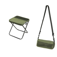 2 - in - 1 Foldable Stool Shoulder Bag – Lightweight & Durable for Outdoor & Travel - Androf