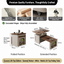 Transforming Solid Wood Lift-Top Coffee & Dining Table with Storage