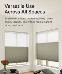 Motorized Day & Night Window Shades – Remote Control, Light Filtering, Modern Design - Androf