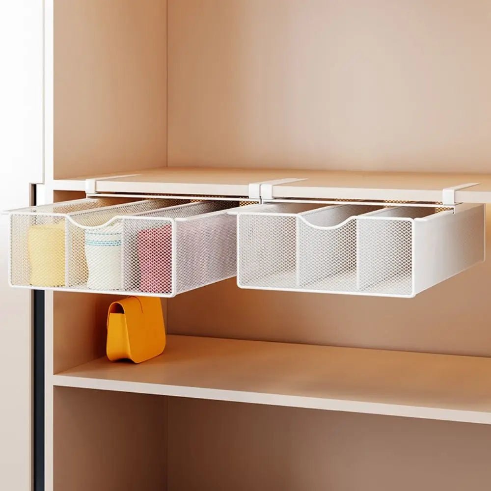 Pull - out Partition Cabinet Mesh Drawer – Space - Saving Hanging Basket - Androf