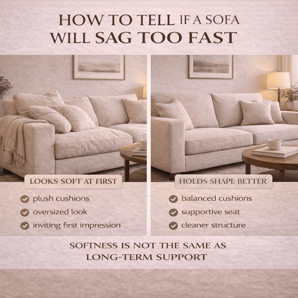 How to Tell if a Sofa Will Sag Too Fast Before You Buy - Androf