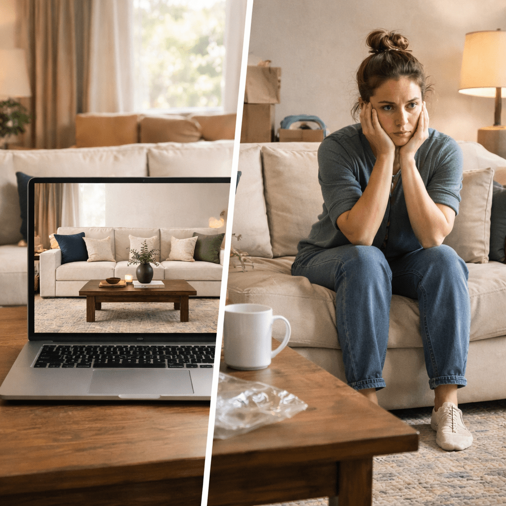 Why Some Sofas Look Good Online but Feel Disappointing in Real Life - Androf