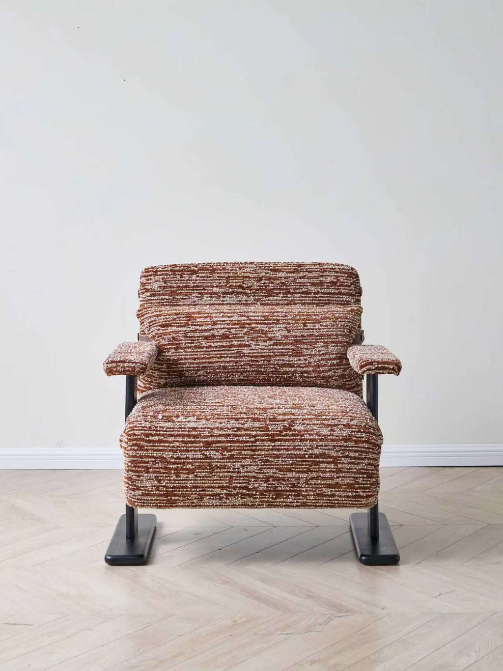 Convertible Chenille Sofa Bed Chair with Adjustable Backrest