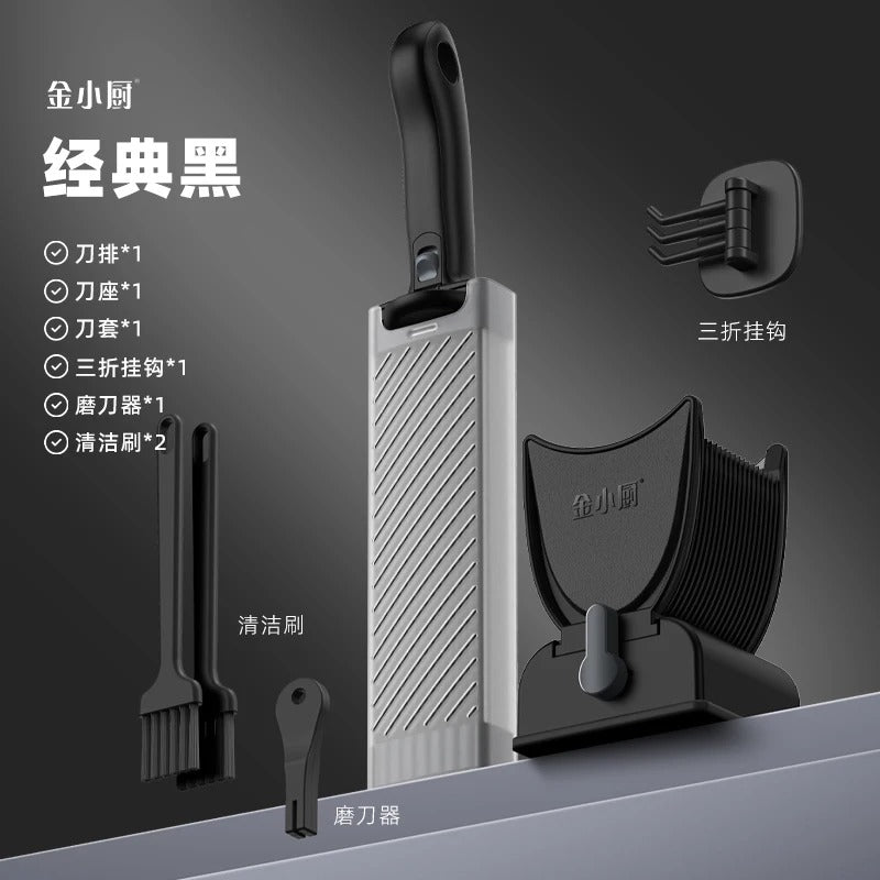 18-Blade Multifunctional Meat Slicer – Adjustable Thickness Manual Cutter for Slices, Strips, Minced & Shredded Meat Image secondaire du produit