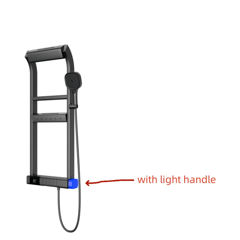 Thermostatic Rainfall Shower System with Handheld Spray