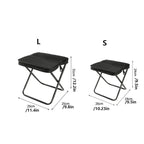 2 - in - 1 Foldable Stool Shoulder Bag – Lightweight & Durable for Outdoor & Travel - Androf