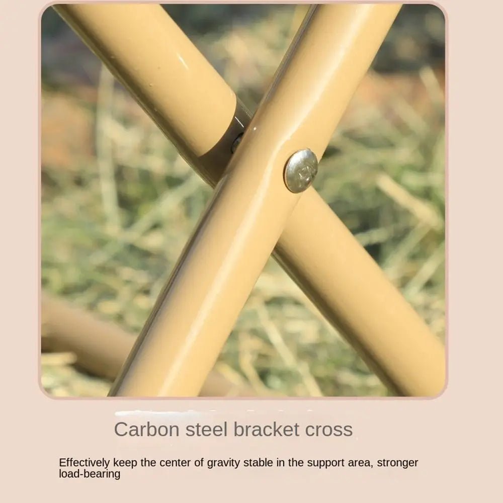 2 - in - 1 Foldable Stool Shoulder Bag – Lightweight & Durable for Outdoor & Travel - Androf