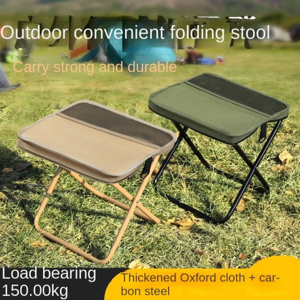 2 - in - 1 Foldable Stool Shoulder Bag – Lightweight & Durable for Outdoor & Travel - Androf