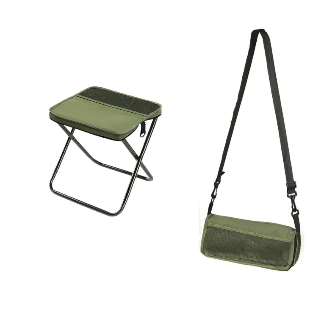 2-in-1 Foldable Stool Shoulder Bag – Lightweight & Durable for Outdoor & Travel Image secondaire du produit