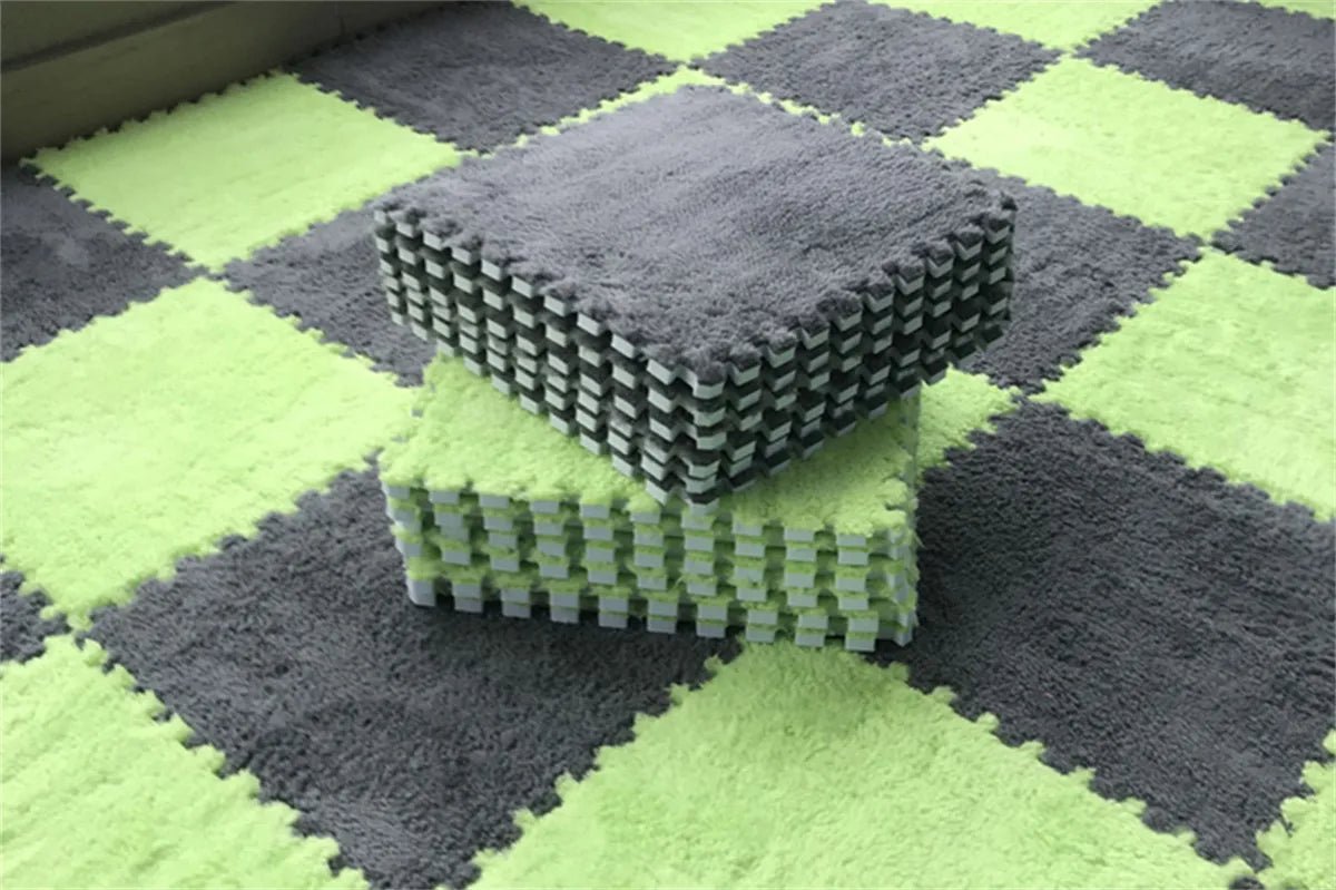 20 pcs Soft Plush Kids Play Mat Set - Androf