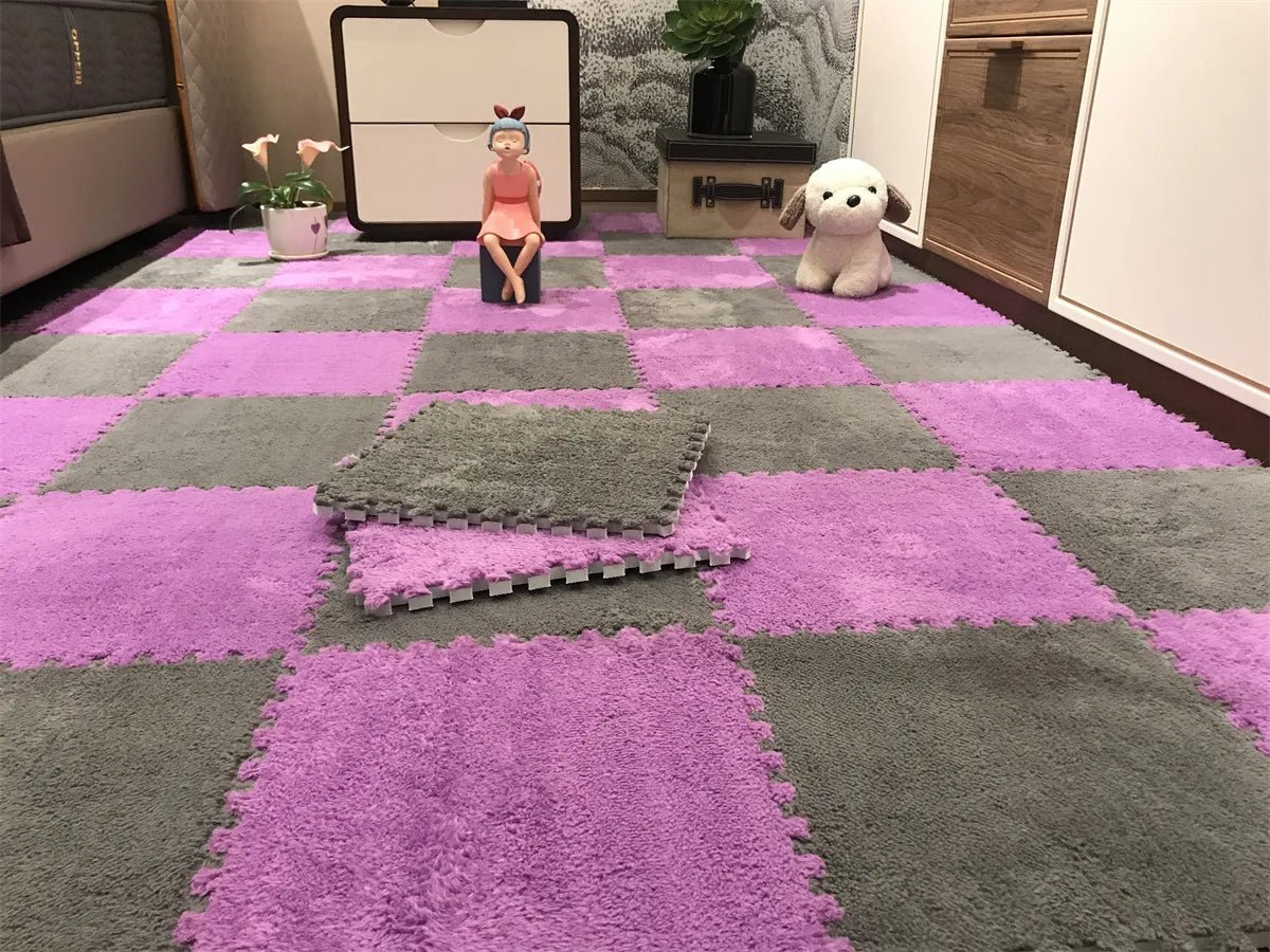 20 pcs Soft Plush Kids Play Mat Set - Androf