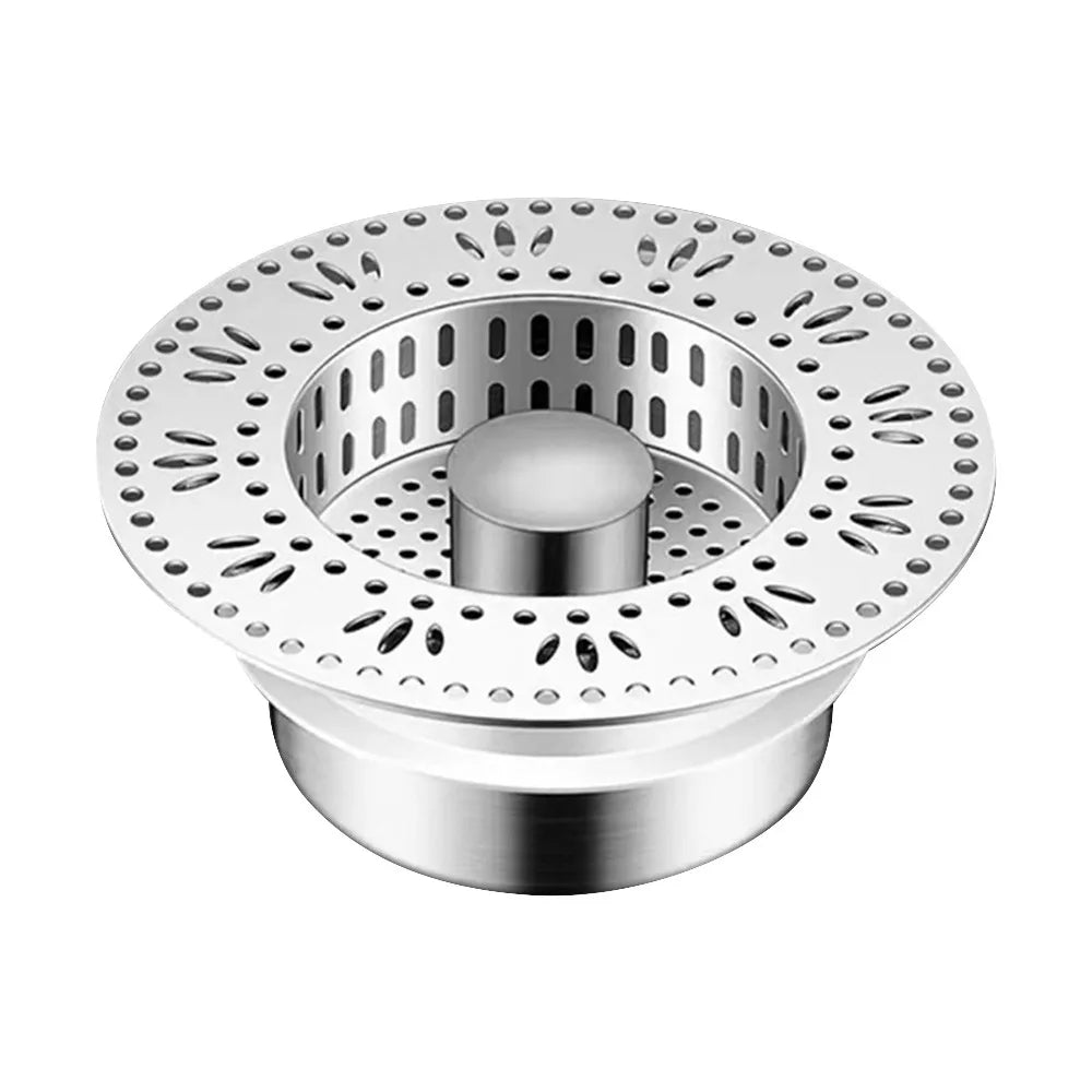 Stainless Steel Sink Strainer - Anti-Clog & Odor-Proof