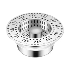 Stainless Steel Sink Strainer - Anti-Clog & Odor-Proof