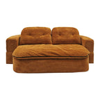 3 - in - 1 Retro Corduroy Sofa Bed – Comfort, Style & Versatility - Androf
