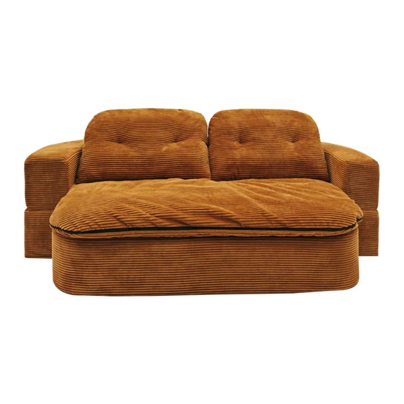 3 - in - 1 Retro Corduroy Sofa Bed – Comfort, Style & Versatility - Androf