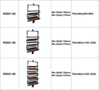 360° Rotating Shoe Rack – Multi - Layer Built - In Storage for Wardrobes & Entryway Cabinets - Androf