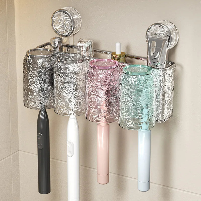 Wall Mounted Toothbrush Holder