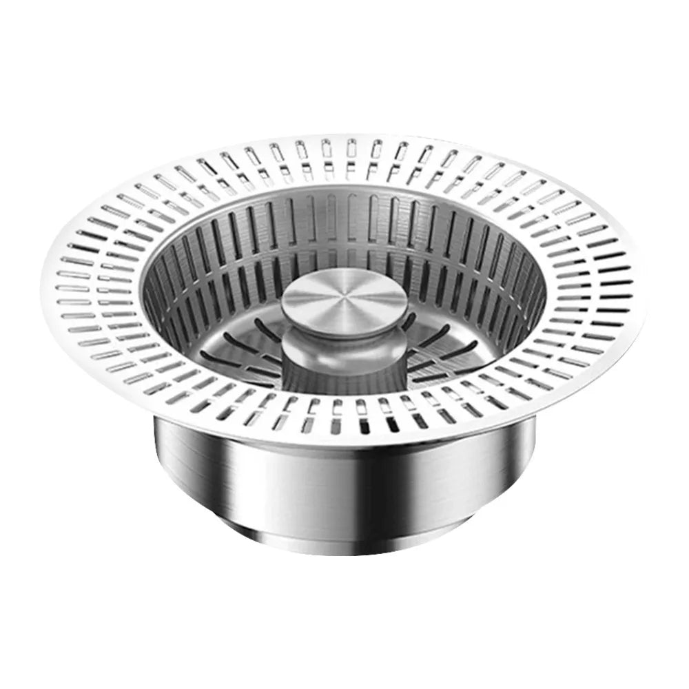 Stainless Steel Sink Strainer - Anti-Clog & Odor-Proof