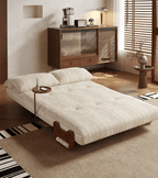 5-Position Convertible Sofa Bed with 360° Swivel Side Table - Androf