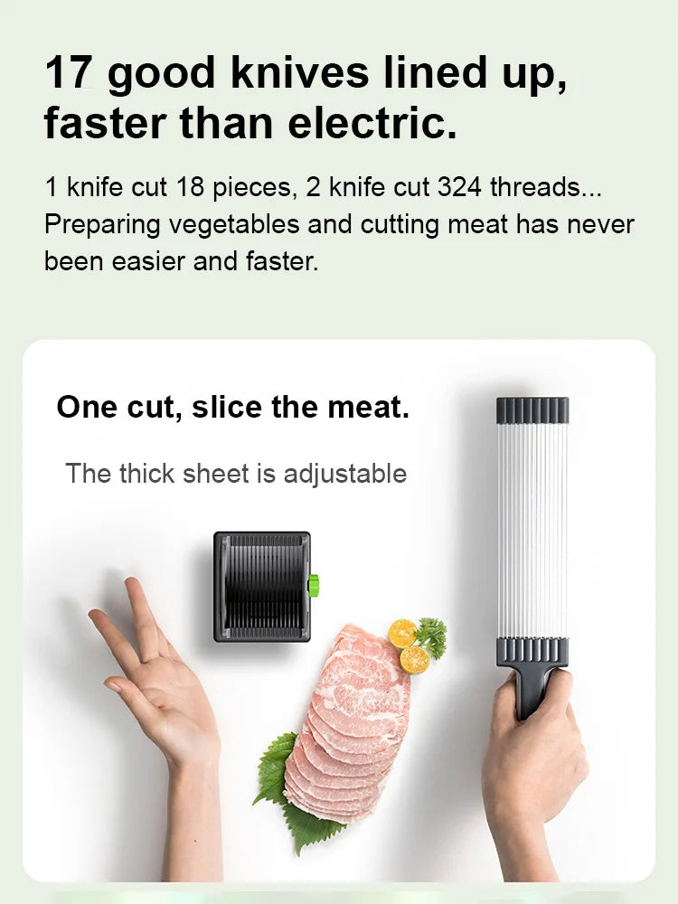 Multifunctional Meat Slicer