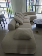 Modular Electric Cloud Sofa with Independent Adjustable Backrests
