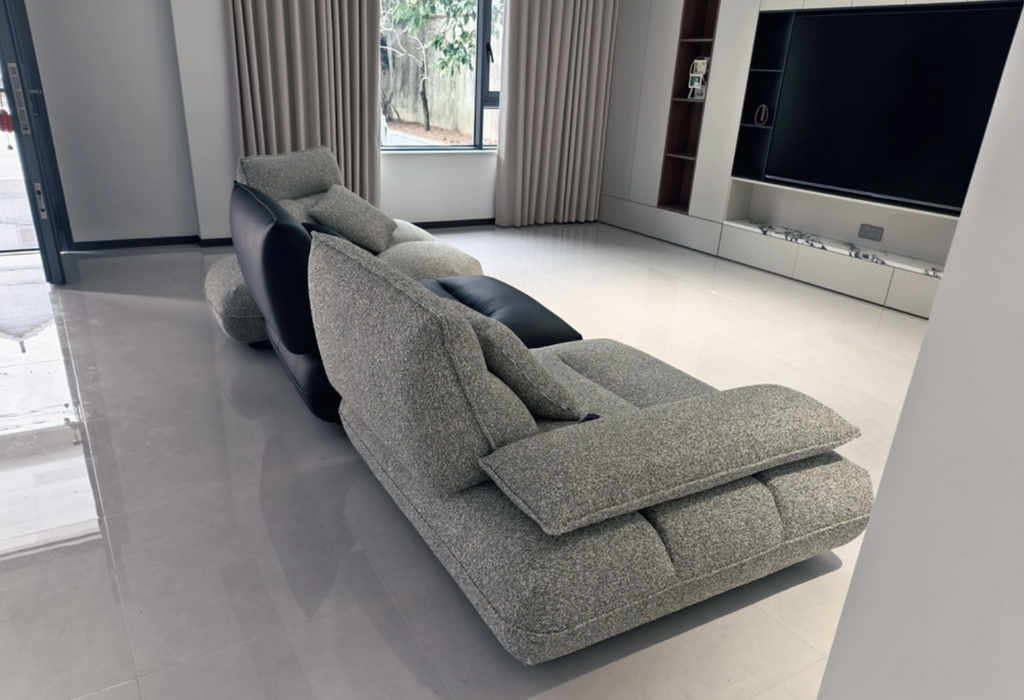 Modular Electric Cloud Sofa with Independent Adjustable Backrests