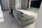 Modular Electric Cloud Sofa with Independent Adjustable Backrests
