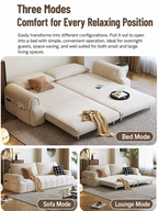 Cloud-Puff Convertible Sofa Bed – Premium Fold-Out Sleeper Sofa