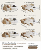 Cloud-Puff Convertible Sofa Bed – Premium Fold-Out Sleeper Sofa