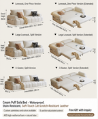Cloud-Puff Convertible Sofa Bed – Premium Fold-Out Sleeper Sofa