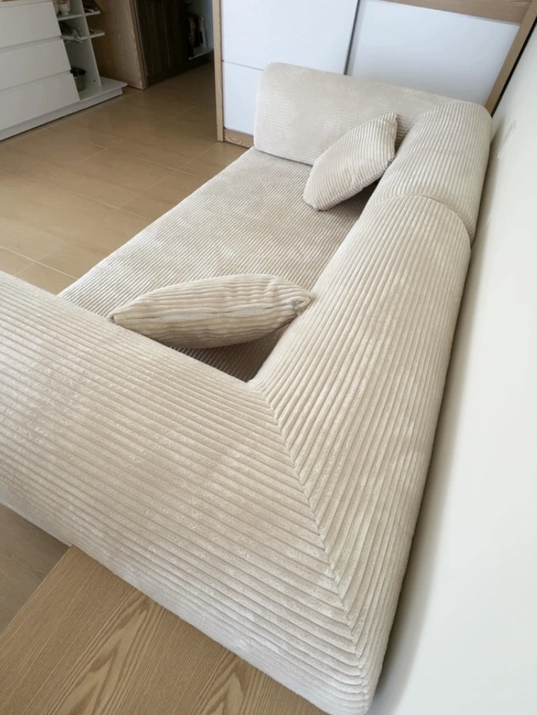 French-Inspired Convertible Sofa Bed with Latex-Enhanced Comfort