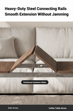 Transforming Solid Wood Lift-Top Coffee & Dining Table with Storage