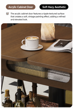 Lift-Up Expandable Rolling Coffee Table with Storage