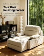 Zero-Wall Power Recliner Chair with Lay-Flat Bed, Cup Holders & Optional Massage