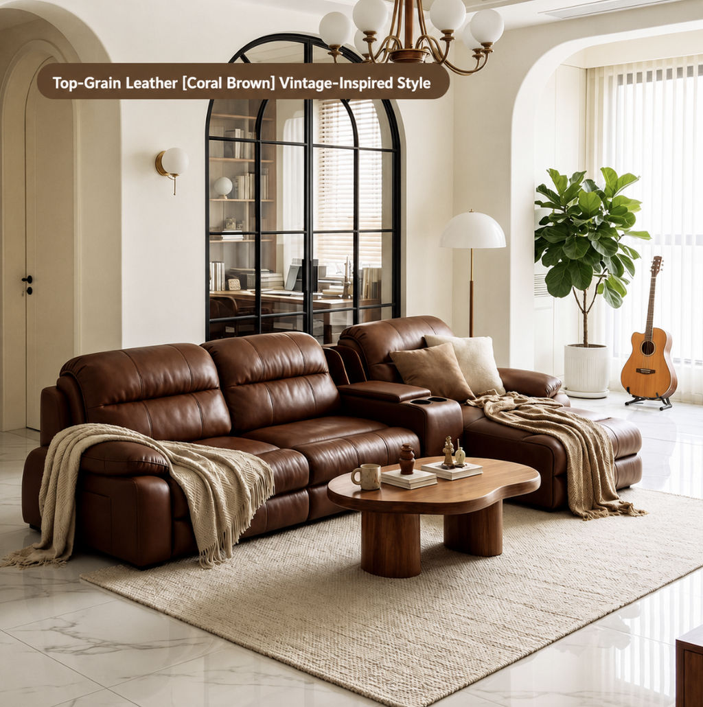 Modular Zero-Wall Power Reclining Sectional Sofa with Storage Console