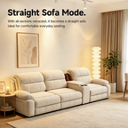 Modular Zero-Wall Power Reclining Sectional Sofa with Storage Console