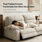Modular Zero-Wall Power Reclining Sectional Sofa with Storage Console