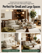 Modular Zero-Wall Power Reclining Sectional Sofa with Storage Console