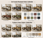 Solid Ash Wood Platform Sofa with Memory Foam