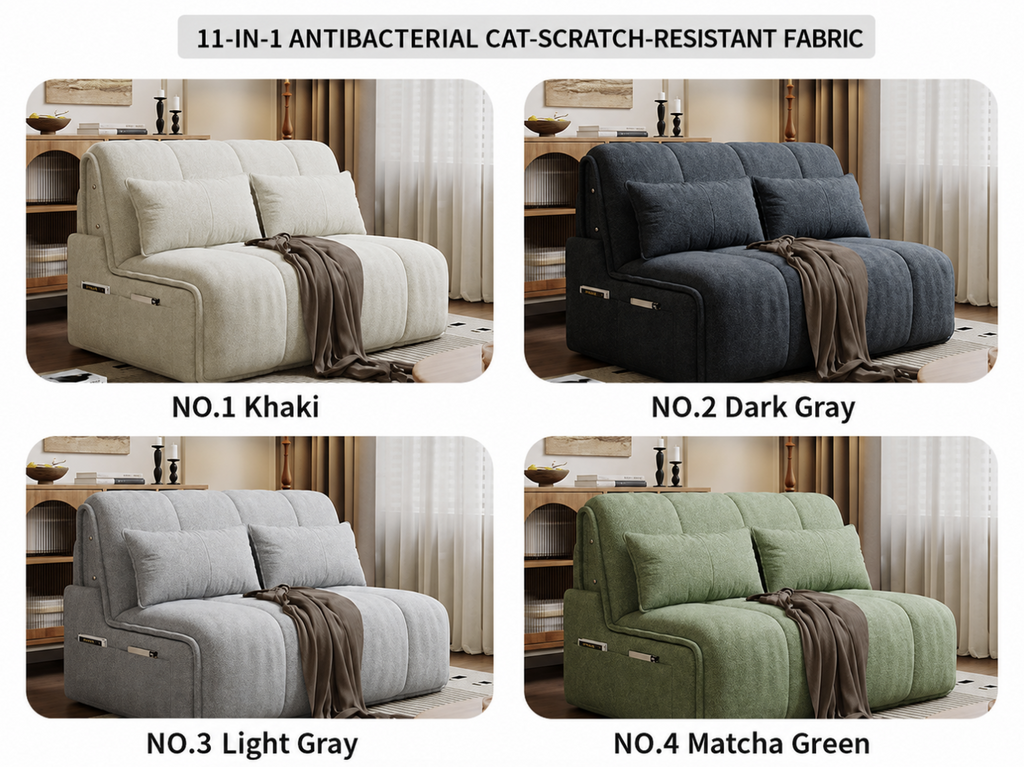 Smart Electric Convertible Sofa Bed with Motorized Extension