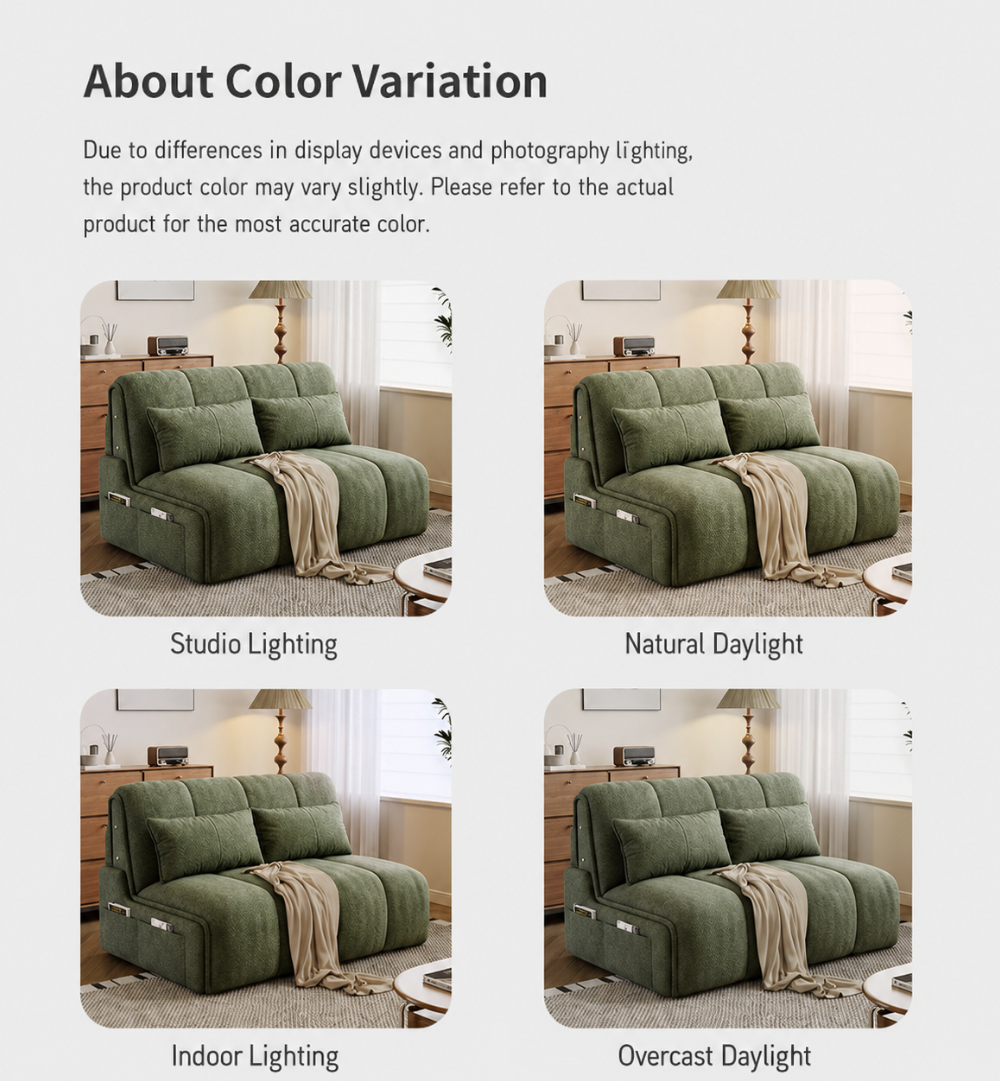 Smart Electric Convertible Sofa Bed with Motorized Extension
