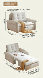 Electric Sofa Bed (Remote + Voice Control)