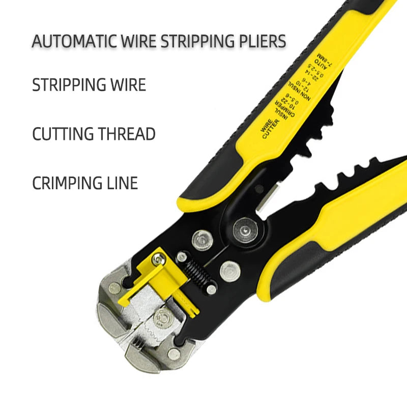 Multifunctional wire stripper Cable clipper crimping pliers Quick stripping wire pliers Electrical tool for stripping wires