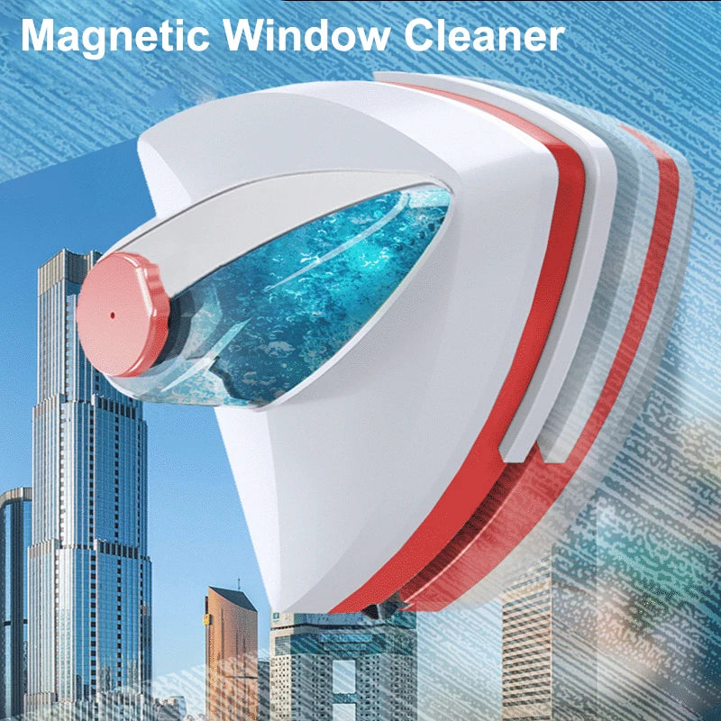 Double Sided Magnet Window Cleaner Automatic Drainage Wiper Household Clean Magnetic Glass For Windows Cleaning Tool