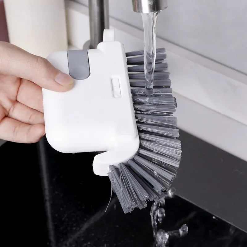 3 IN 1 Window Groove Cleaning Brush Multifunction Windows Slot Sliding Door Track Cleaner Household Kitchen Gap Cleaning Tools