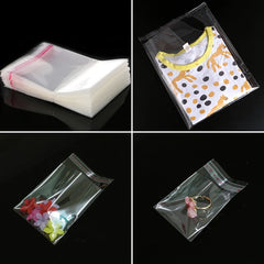 OPP self sealing transparent plastic bag, cellophane, self-adhesive packaging, jewelry, candy, cookies, gift packaging bag