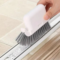 3 IN 1 Window Groove Cleaning Brush Multifunction Windows Slot Sliding Door Track Cleaner Household Kitchen Gap Cleaning Tools