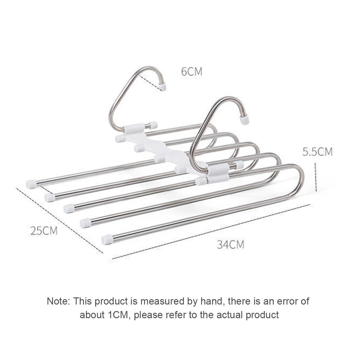 Space-Saving Multi-Layer Pants Hanger