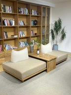 Androf – Modular Sofa Bed with Pull - Out Extension and Coffee Table - Androf