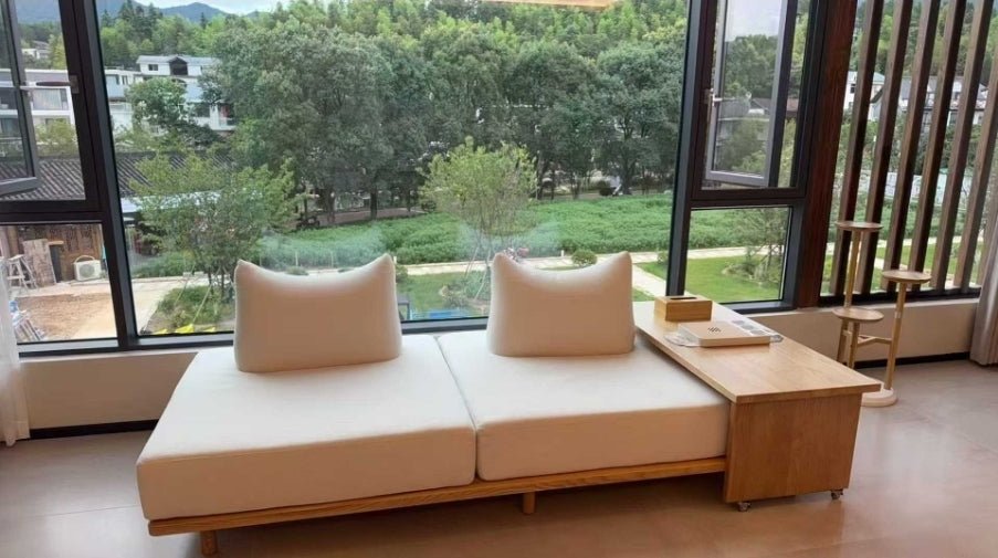 Androf – Modular Sofa Bed with Pull - Out Extension and Coffee Table - Androf